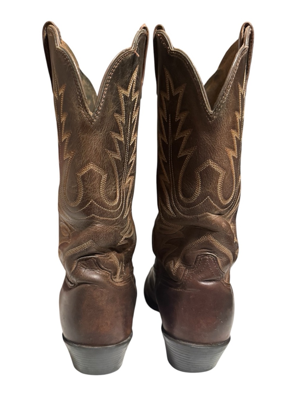 Ariat Women’s Heritage Brown Leather Western Cowboy Boots with Embroidery - 7B - Picture 4 of 9
